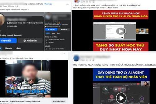 Bát nháo khóa học online