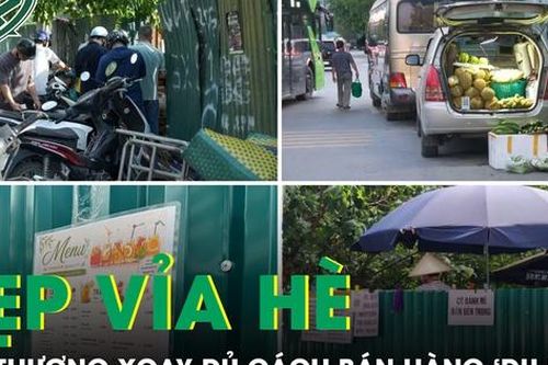 Hà Nội dẹp vỉa hè, tiểu thương xoay đủ cách bán hàng 'du kích'