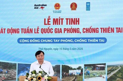 Phát động Tuần lễ Quốc gia Phòng, chống thiên tai năm 2026