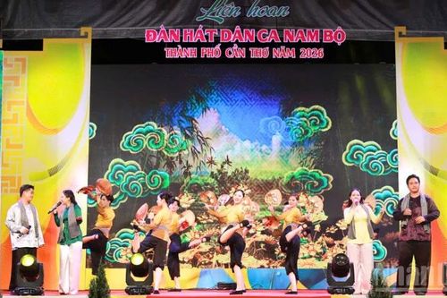 Khai mạc Liên hoan Đàn, hát dân ca Nam Bộ thành phố Cần Thơ năm 2026
