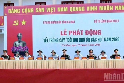 Cà Mau đồng loạt phát động 'Tết trồng cây đời đời nhớ ơn Bác Hồ'