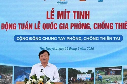Phát động Tuần lễ Quốc gia về phòng chống thiên tai năm 2026