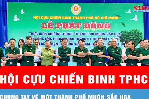 Hội Cựu chiến binh TPHCM: Chung tay về một Thành phố muôn sắc hoa