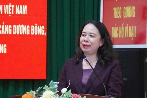 Phó Chủ tịch nước Võ Thị Ánh Xuân thăm lực lượng Biên phòng tại Phú Quốc