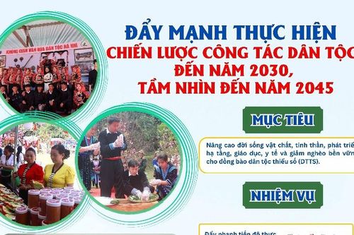 Đẩy mạnh thực hiện Chiến lược công tác dân tộc đến năm 2030, tầm nhìn đến năm 2045