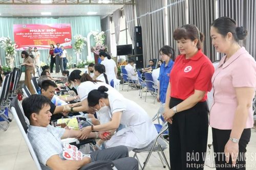 Hơn 760 tình nguyện viên đăng ký hiến máu tại ngày hội hiến máu tình nguyện khu vực Bình Gia