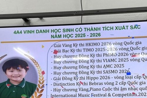 Con trai ca sĩ Hoàng Hiệp đoạt giải Vàng quốc gia khi học song song hai trường
