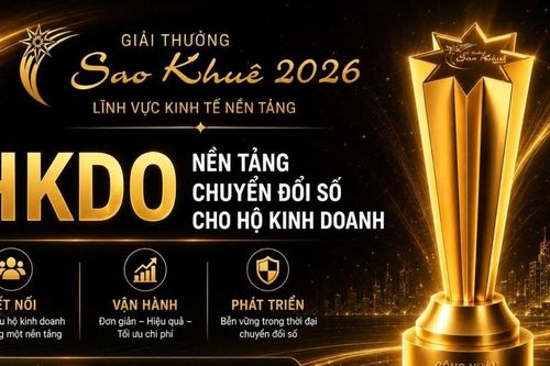 HKDO và 'cú hích' Sao Khuê 2026: Khi công nghệ cất cánh từ những sạp hàng bình dị
