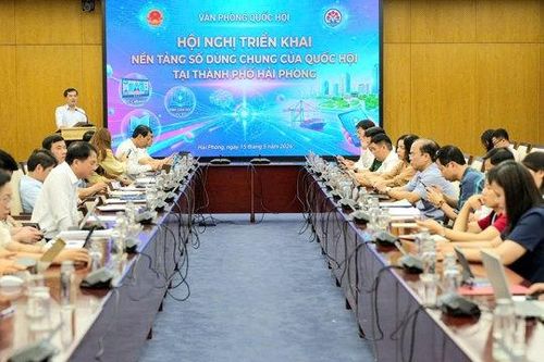 Hải Phòng: Tập huấn thí điểm đầu tiên các nền tảng số dùng chung của Quốc hội