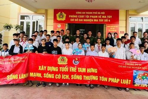 Xã Tam Hưng xây dựng địa bàn không ma túy