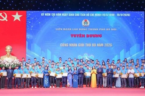 Tuyên dương 100 công nhân giỏi Thủ đô năm 2026