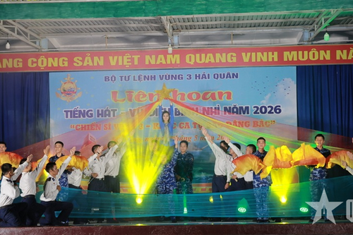 Vùng 3 Hải quân sôi nổi Liên hoan 'Tiếng hát - Vũ điệu binh nhì' năm 2026