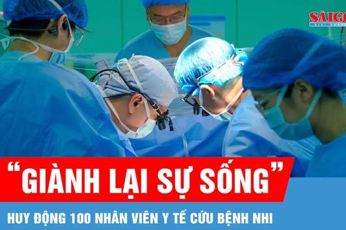 Huy động 100 nhân viên y tế, giành lại sự sống cho bệnh nhi suy tim giai đoạn cuối