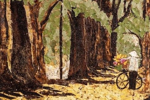 Nghệ sĩ dành một đời dạo chơi với lá