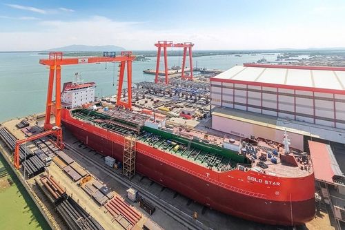 Tàu chở dầu/hóa chất 21.800 DWT 'made in Vietnam' chính thức hạ thủy