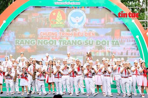 TP Hồ Chí Minh: Sôi nổi lễ kỷ niệm 85 năm Ngày thành lập Đội TNTP Hồ Chí Minh