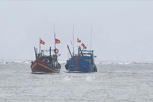 Cứu hộ, trục vớt 2 tàu cá Thanh Hóa bị chìm do gió mạnh và sóng lớn