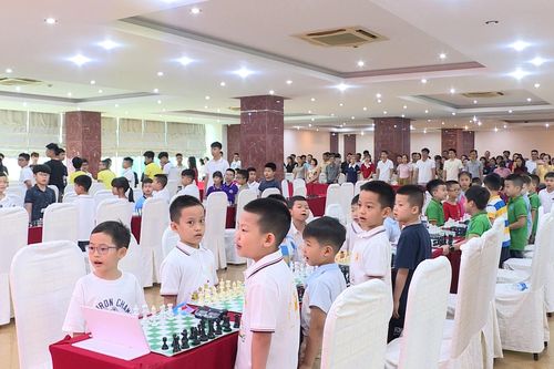 Sôi nổi Giải Cờ vua tìm kiếm tài năng tranh Cup Chiến binh tí hon lần thứ V, năm 2026