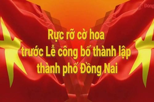 [Video] Rực rỡ cờ hoa trước Lễ công bố thành lập Thành phố Đồng Nai