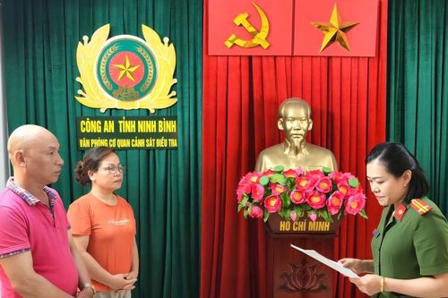 Ninh Bình: Bắt cặp vợ chồng đưa hối lộ làm sổ đỏ để bán đất trả nợ