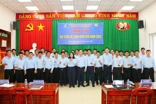 Nhà máy Phân bón Cửu Long: Sôi nổi Hội thi 'An toàn vệ sinh viên giỏi năm 2026' và ấm áp 'Bữa cơm Công đoàn'