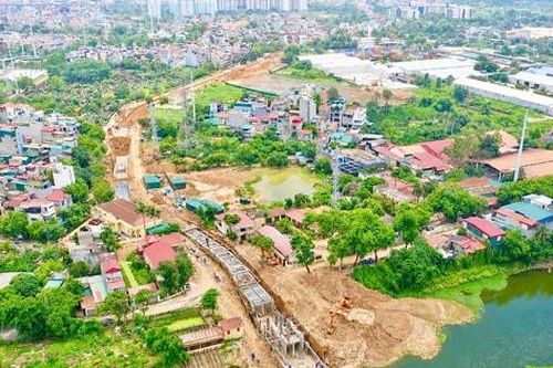 Công trình cải tạo kênh Thụy Phương trên chặng 'nước rút'