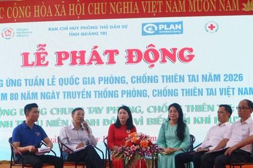 Quảng Trị phát động Tuần lễ Quốc gia phòng, chống thiên tai năm 2026
