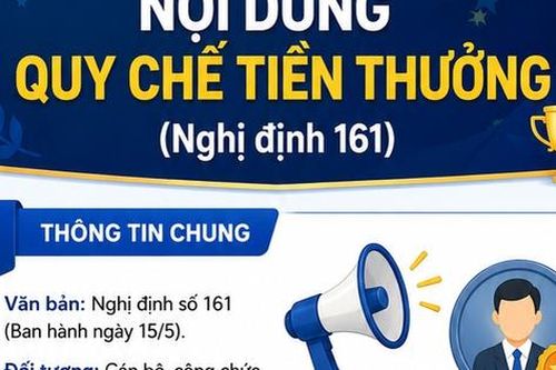 Chế độ tiền thưởng với công chức, viên chức sau khi tăng lương cơ sở lên 2,53 triệu đồng
