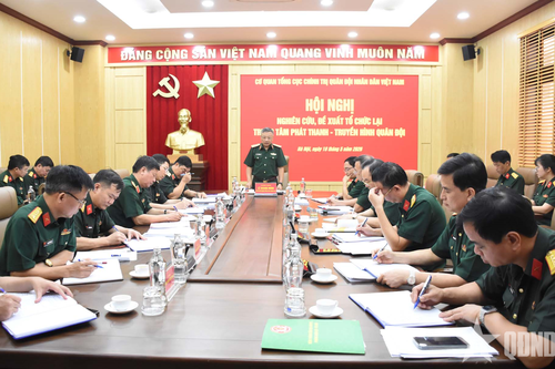 Nghiên cứu, đề xuất tổ chức lại Trung tâm Phát thanh - Truyền hình Quân đội