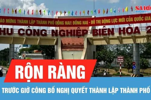 Đồng Nai rộn ràng trước giờ công bố Nghị quyết thành lập thành phố