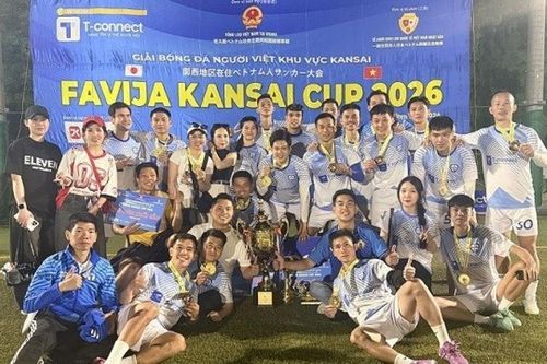 Giải bóng đá cộng đồng người Việt tại Nhật Bản hướng về Ngày sinh Chủ tịch Hồ Chí Minh