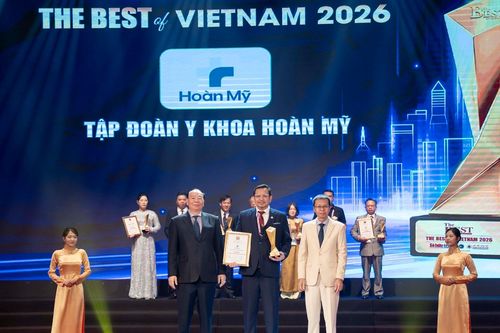 Tập đoàn Y khoa Hoàn Mỹ nhận danh hiệu 'Hệ thống Y khoa tốt nhất Việt Nam 2026'