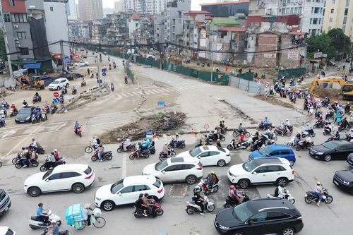Hà Nội phân luồng nút La Thành-Nguyễn Chí Thanh để thi công Vành đai 1