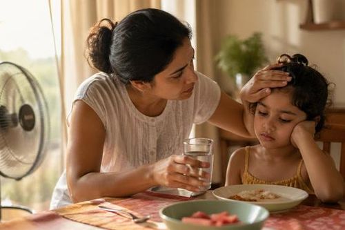 5 dấu hiệu trẻ biếng ăn mùa nóng