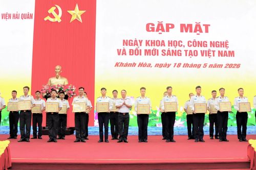 Học viện Hải quân gặp mặt nhân Ngày Khoa học, Công nghệ và Đổi mới sáng tạo Việt Nam