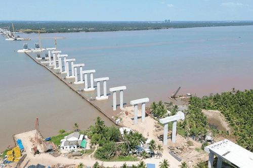 Dự án cầu Đại Ngãi hơn 7.900 tỷ đồng: Rút ngắn 80km từ miền Tây đi TP.HCM và lộ trình thông xe