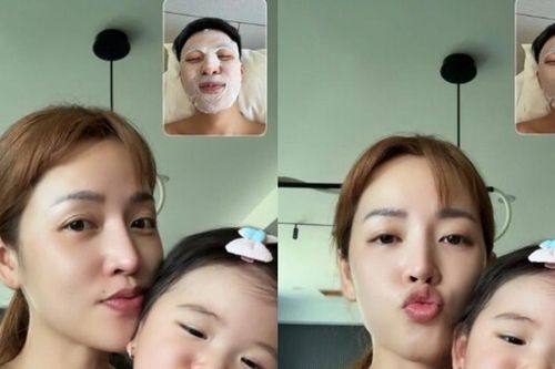 Bé Anya nhà Puka và Gin Tuấn Kiệt gây ấn tượng với vẻ ngoài như bản sao của bố