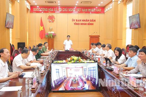 Ban Chỉ đạo xây dựng và phát triển đô thị Ninh Bình đến năm 2030 họp đánh giá tiến độ triển khai các nhiệm vụ trọng tâm