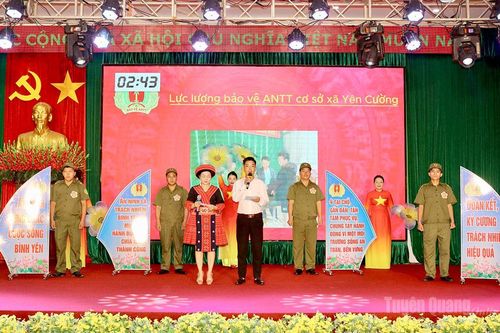 Đội thi xã Thanh Thủy giành giải Nhất Hội thi lực lượng tham gia bảo vệ ANTT ở cơ sở khu vực III