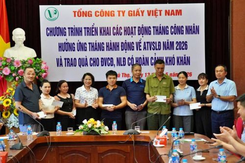 Tổng công ty Giấy Việt Nam nhiều hoạt động thiết thực hưởng ứng Tháng Công nhân và Tháng ATVSLĐ