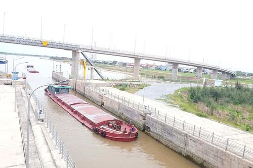 Khai thác trở lại kênh Nghĩa Hưng sau 3 tháng dừng vận hành