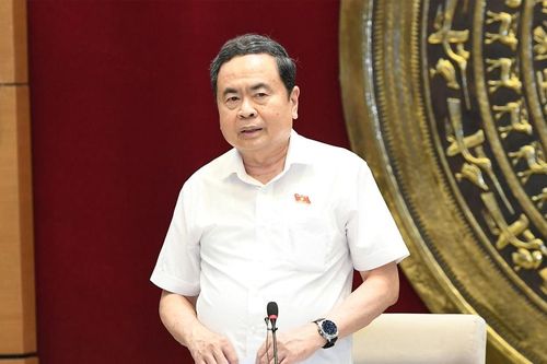 Chủ tịch Quốc hội Trần Thanh Mẫn làm việc với Văn phòng Quốc hội
