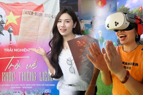 Đến Làng Sen, trải nghiệm VR cùng 'xuyên không' về ngày độc lập