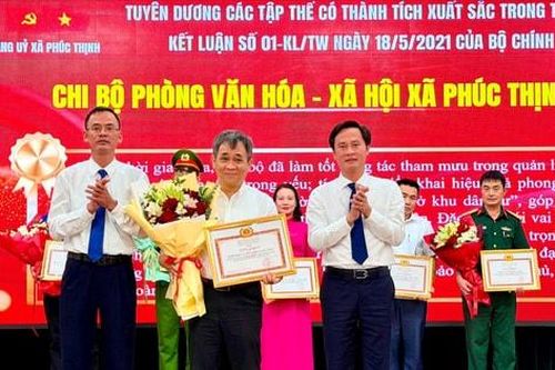 Xã Phúc Thịnh đẩy mạnh học tập và làm theo Bác gắn với chuyển đổi số, cải cách hành chính