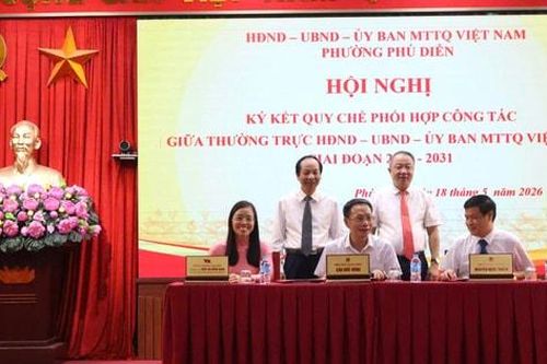 Tăng cường phối hợp giải quyết 5 vấn đề trọng tâm của phường Phú Diễn