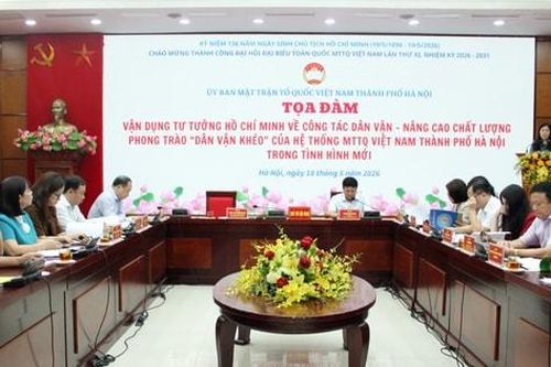 Vận dụng tư tưởng Hồ Chí Minh trong công tác dân vận ở Thủ đô