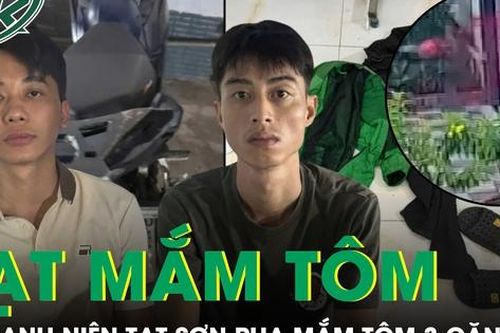 2 thanh niên tạt sơn pha mắm tôm vào 3 căn nhà trong đêm ở TP Hồ Chí Minh