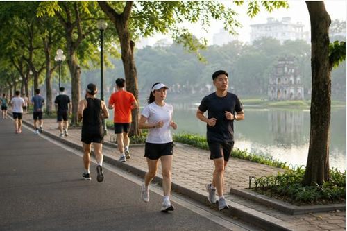 Dân văn phòng tìm lại sức khỏe nhờ chạy bộ