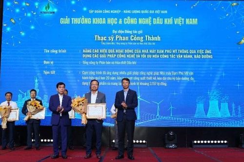 PVFCCo-Phú Mỹ 'thắng giải' Khoa học và Công nghệ Dầu khí Việt Nam với giá trị làm lợi 3.157 tỷ đồng