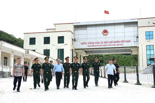 Bộ CHQS tỉnh Tuyên Quang nắm tình hình quốc phòng, an ninh tại xã biên giới Sơn Vĩ